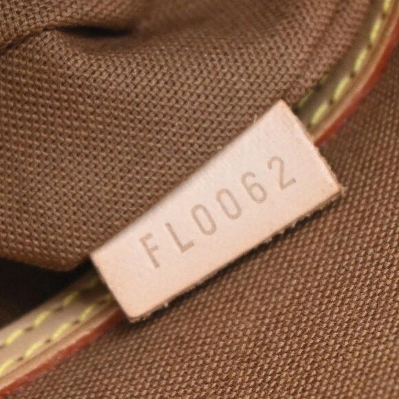 LOUIS VUITTON LV Logo Alma Hand Bag Monogram Leather Brown France M51130 73EF862 - Picture 14 of 15